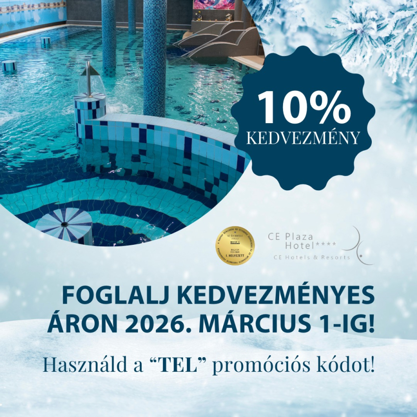 FOGLALÁS 10 % KEDVEZMÉNNYEL
